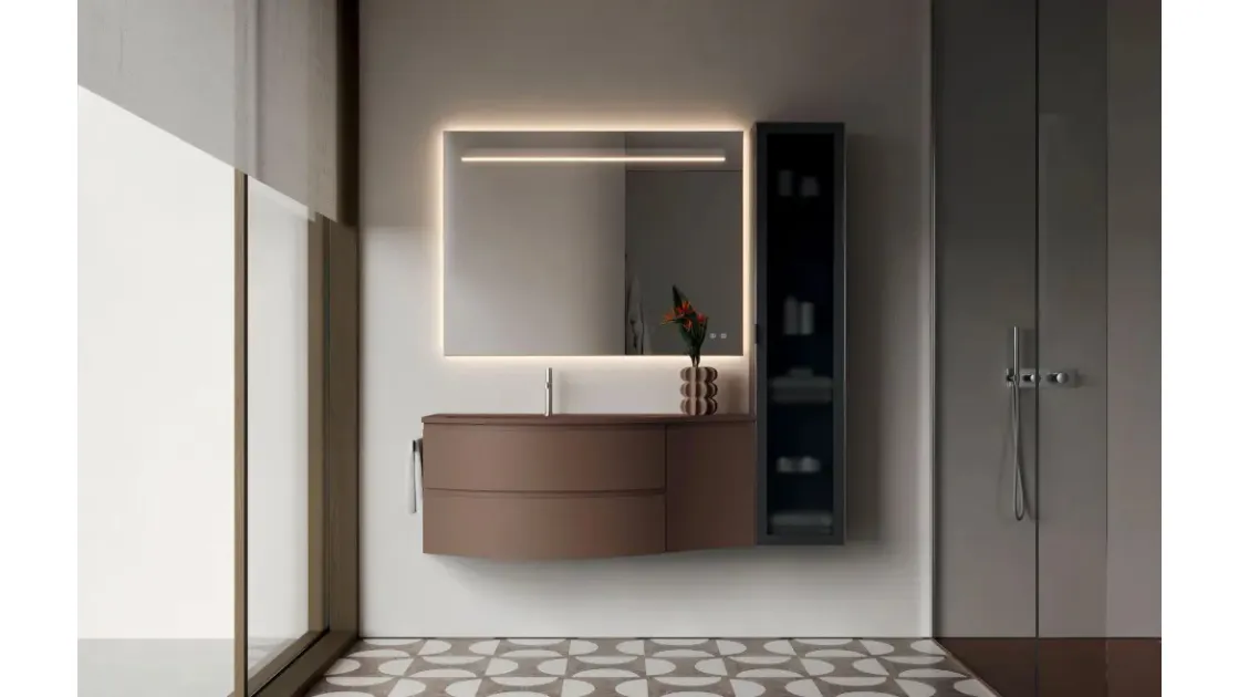 Mobile da Bagno sospeso Seventy|Form 24 di Ideagroup