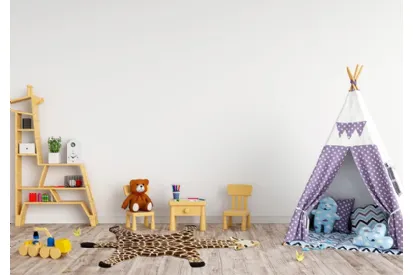 Tappeto cameretta per bambini Animals Giraffe brown Scheda Sitap