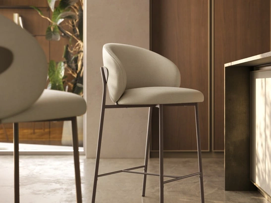 Sgabello imbottito Calla di Scavolini