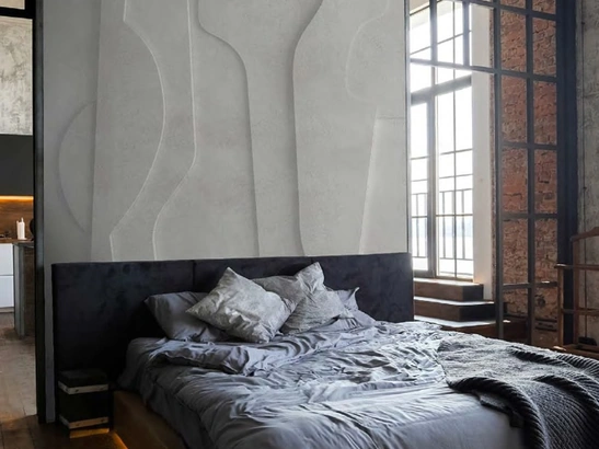 Carta da parati Threedi Grey di Adriani e Rossi