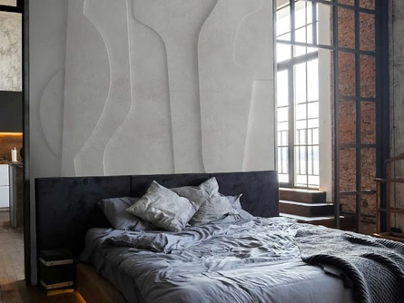 Carta da parati Threedi Grey di Adriani e Rossi