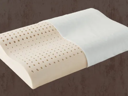 Guanciale Doppia Onda in Lattice con supporto alla cervicale di Ideare