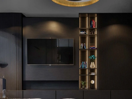 Lampada a soffitto Cleo in metallo curvato di Cattaneo