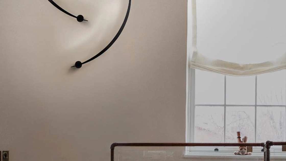 Lampada da parete Heron in metallo di Cattaneo