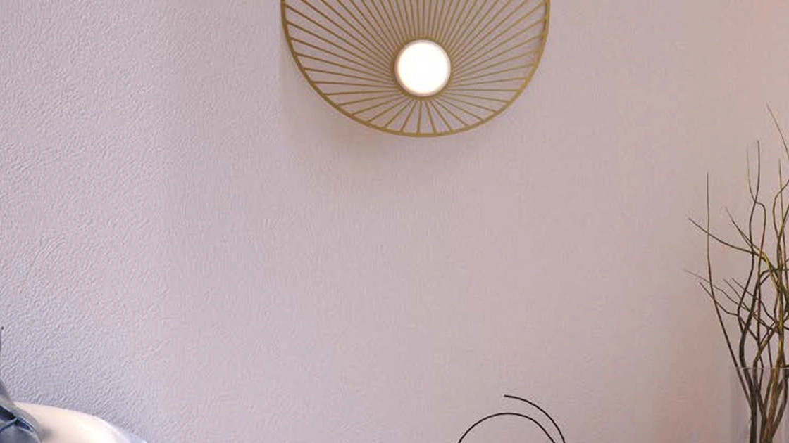Lampada a parete Rays di Cattaneo