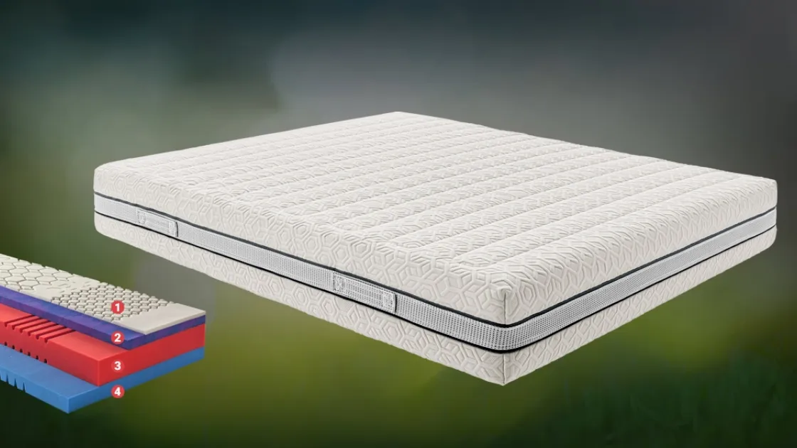 Materasso in memory foam Eros di Ideare