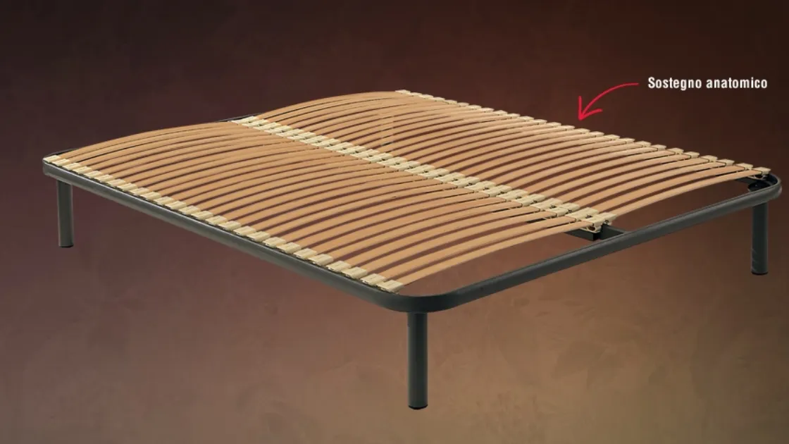Linea Letto anatomica in metallo Agata di Ideare