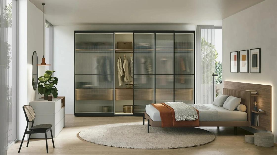 Armadio con ante scorrevoli Double di Dielle Modus