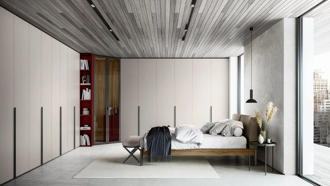 Armadio con ante battenti Shape di Dielle Modus