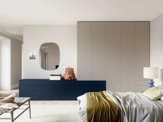 Armadio con ante battenti Plana Push di Dielle Modus