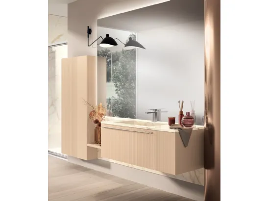 Mobile da Bagno Aquo Laccato Opaco Doganato di Scavolini Bathrooms