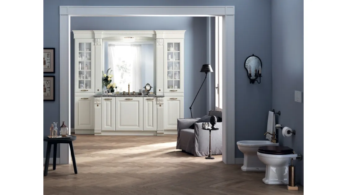 Mobile da Bagno Baltimora Laccato Opaco Bianco di Scavolini Bathrooms