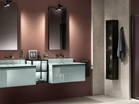 Mobile da Bagno Formalia con ante in Vetro Fumé di Scavolini Bathrooms