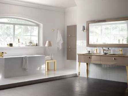 Mobile da Bagno Magnifica in laccato lucido Grigio Tundra di Scavolini Bathrooms