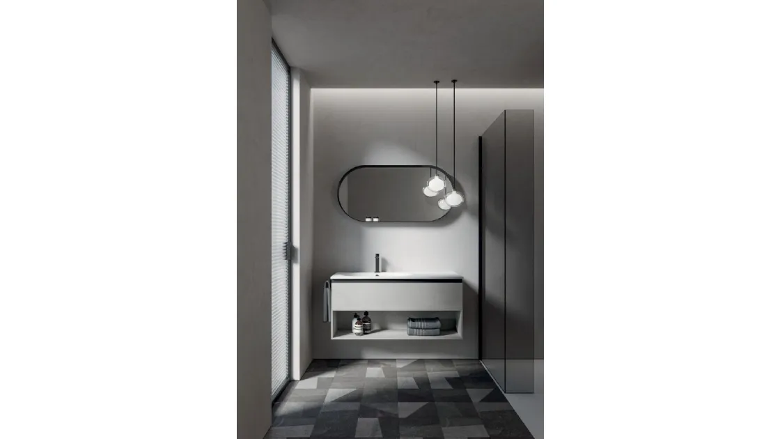 Mobile da Bagno sospeso My Time 07 di Ideagroup