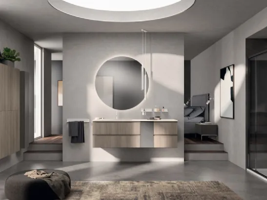 Mobile da Bagno Rivo Decorativo Noce Bancha di Scavolini Bathrooms