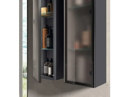 Accessori da Bagno Rivo Pensile Alluminio e Vetro fumé di Scavolini Bathrooms