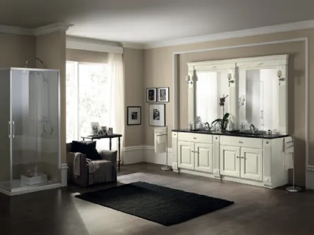 Mobile da Bagno Baltimora Frassino Bianco Assoluto di Scavolini Bathrooms