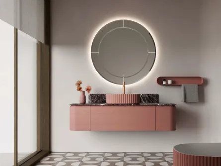 Mobile da Bagno sospeso Seventy|Form 01 di Ideagroup