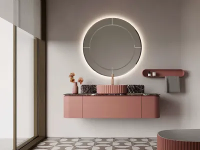 Mobile da Bagno sospeso Seventy|Form 01 di Ideagroup