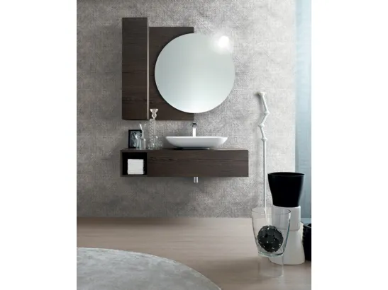 Mobile da Bagno sospeso in melaminico Wind 51 di Ardeco
