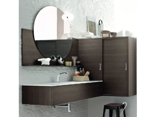 Mobile da Bagno sospeso in melaminico Wind 55 di Ardeco