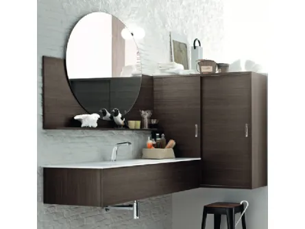 Mobile da Bagno sospeso in melaminico Wind 55 di Ardeco