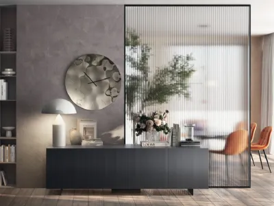 Madia Sideboard 06 in laccato dogato di Scavolini