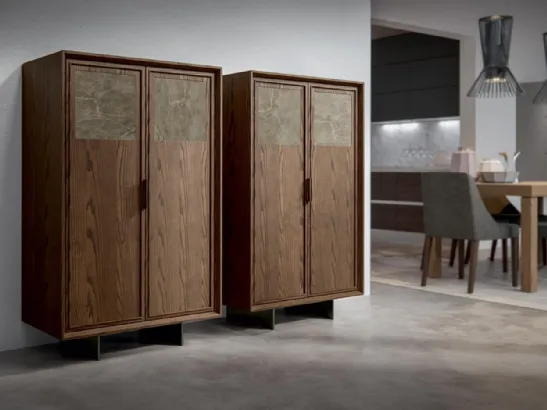 Madia Alta Zenith Zen 02 in legno e laminato di Mobilgam