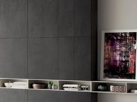 Parete Attrezzata Living Mood in Biomalta Shanghai di Scavolini