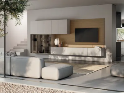 Parete Attrezzata Moda Living 01 di Scavolini