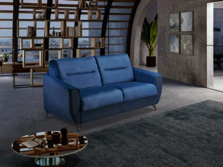 Divano Letto lineare in tessuto imbottito Malibù de Il Benessere