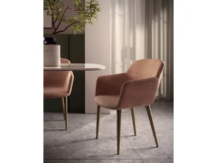 Sedia in nappa Cecilia de Di Lazzaro