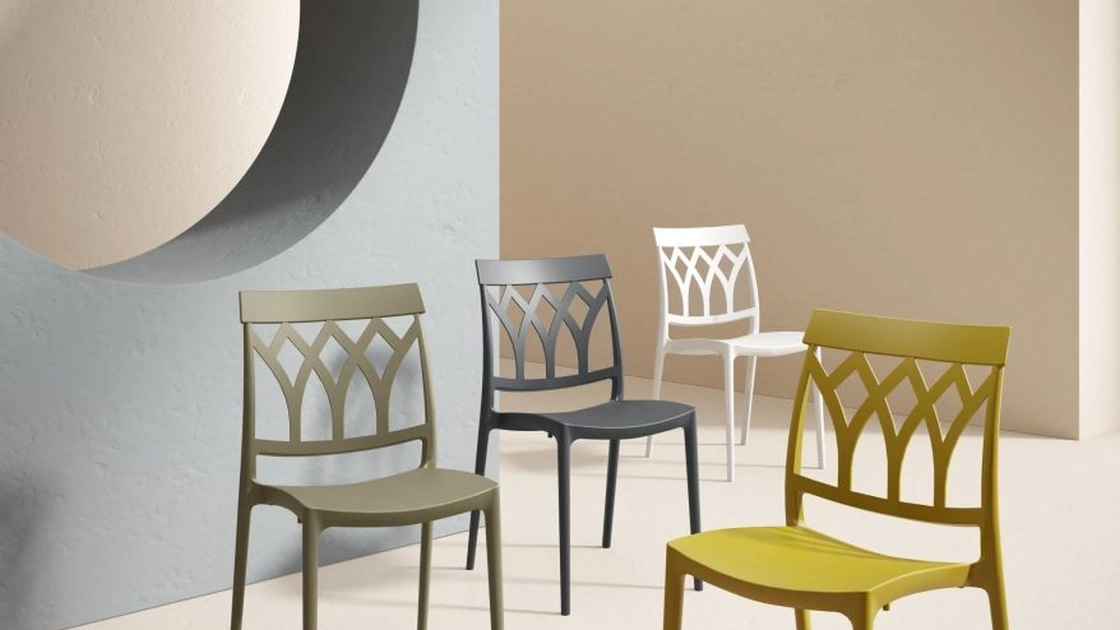 Sedia impilabile Frida di MaxHome