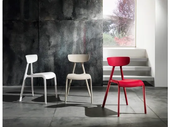 Sedia di design in polipropilene Xenia di MaxHome