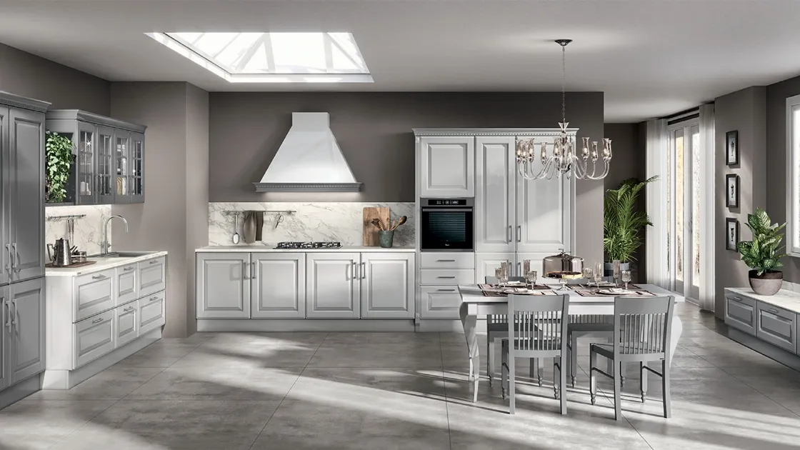 Cucina Classica Baltimora Grigio Airone di Scavolini