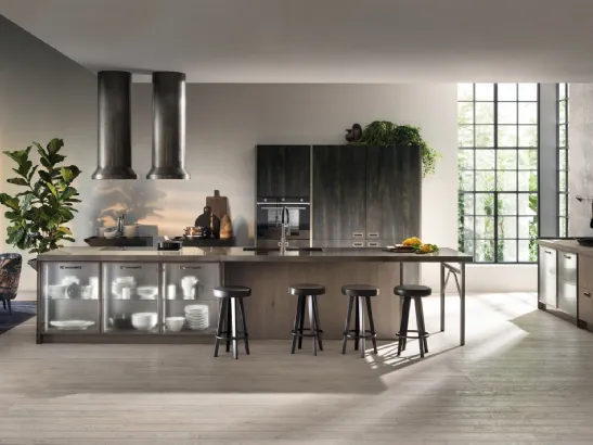 Cucina Moderna Diesel get Together Soft Industrial Style di Scavolini